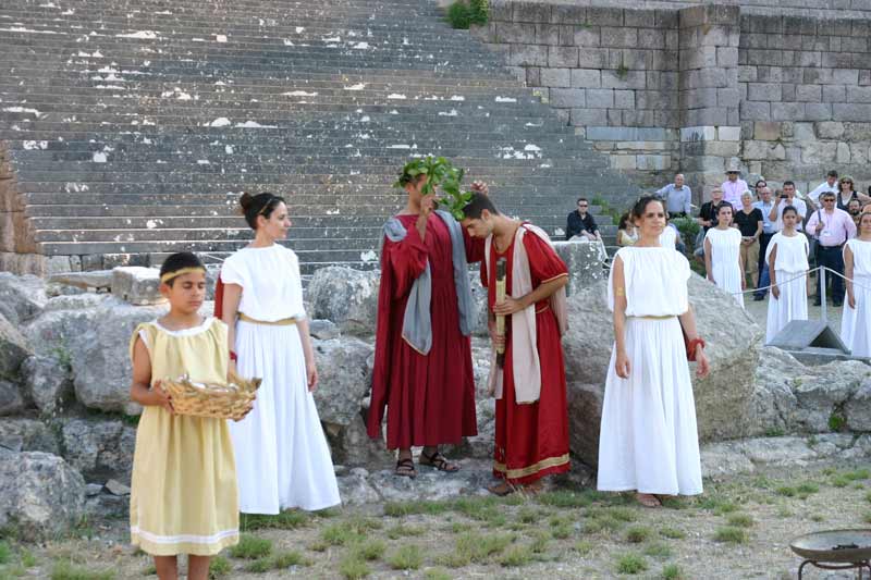 Re-enactment of the Oath of Hippocrates
