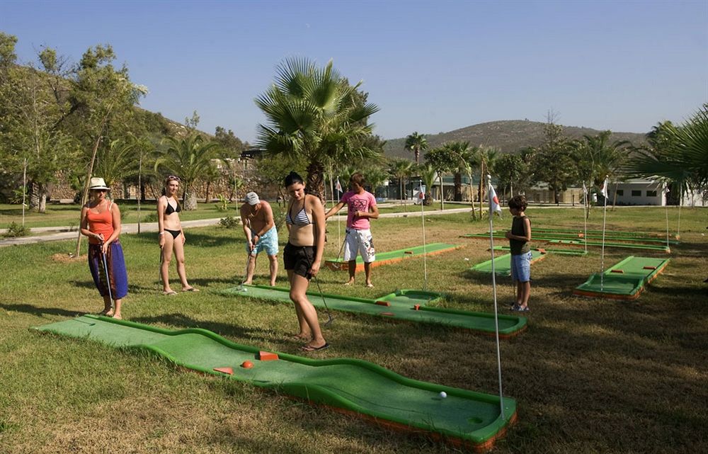 Mini Golf Playing.