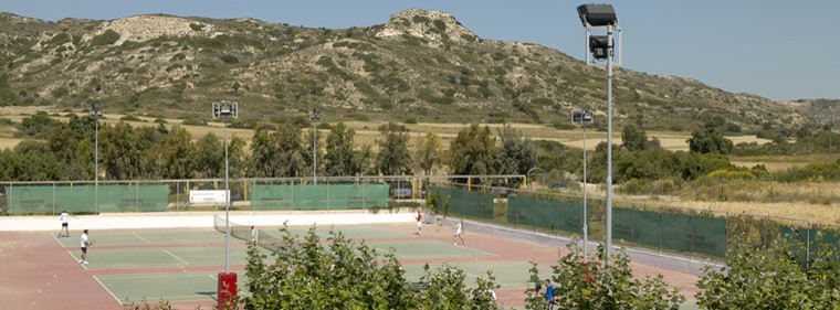 Tennis Playing.